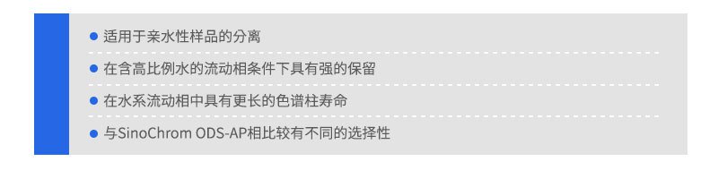SinoChrom ODS-BP是完全封尾的填料